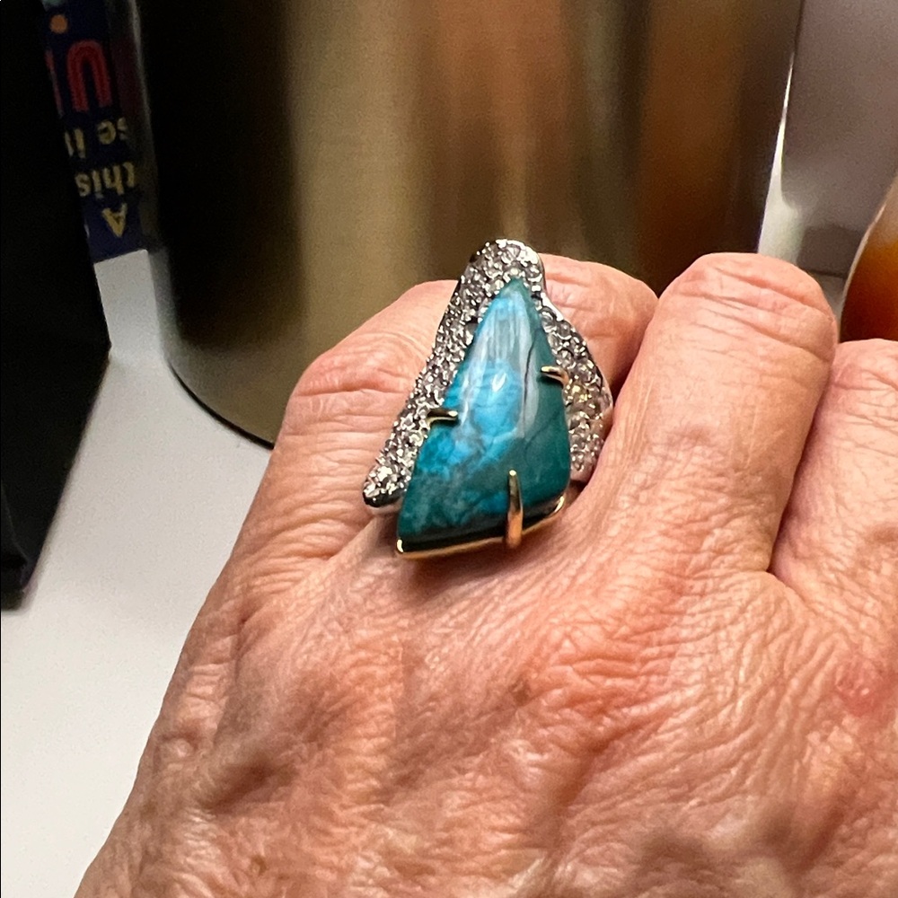 🔮Alexis Bittar Roxbury Crystal Ring sz7 - Picture 11 of 11